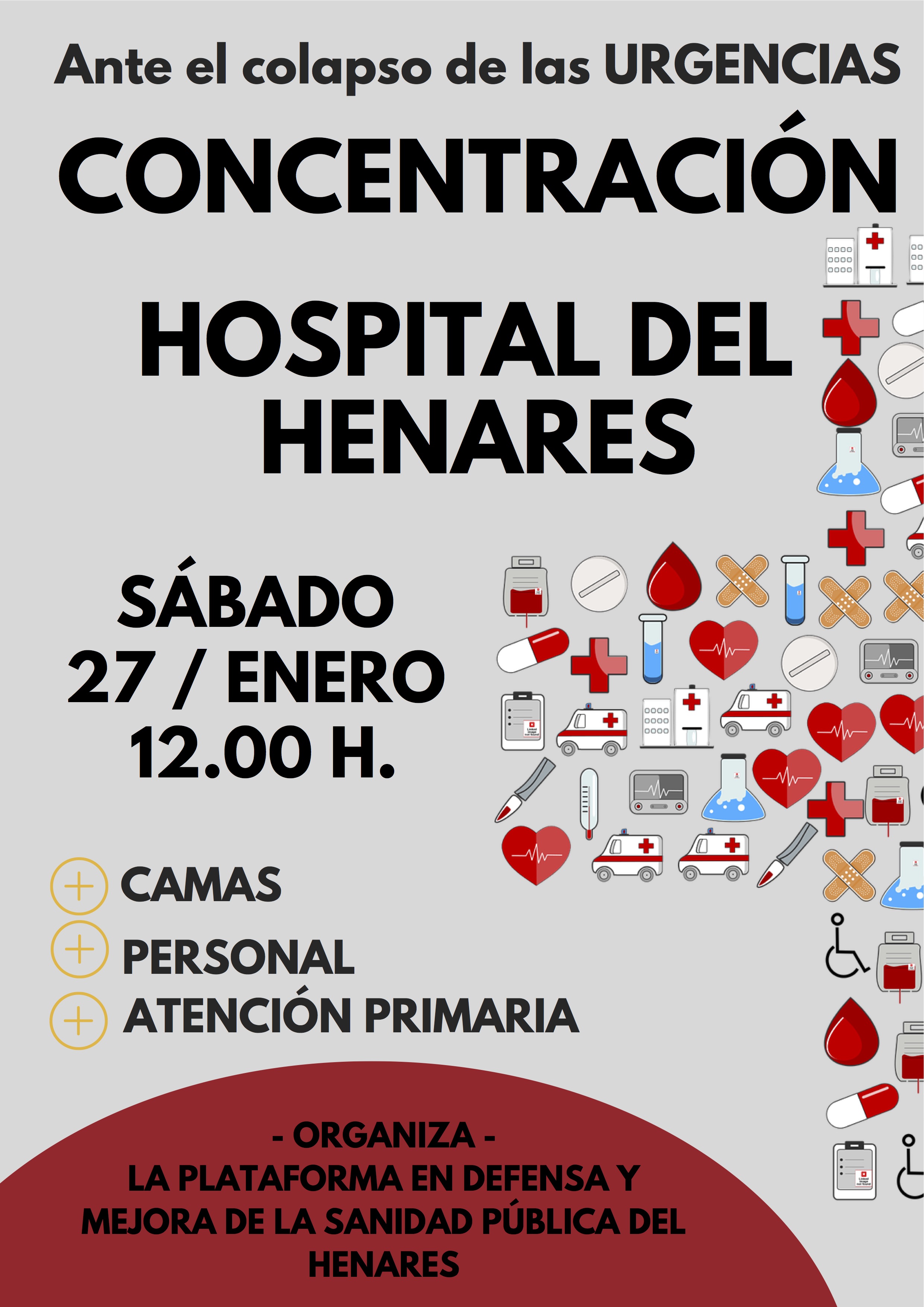 Concentracion Hospital Henares